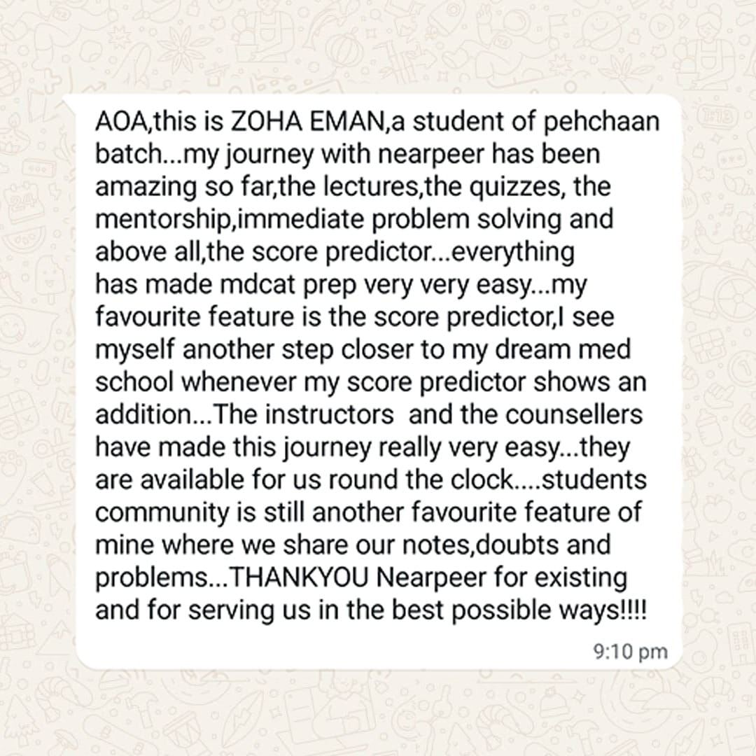 Student review